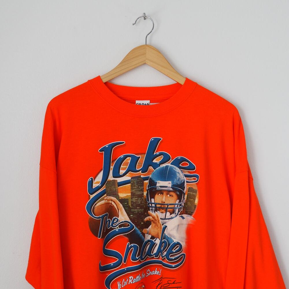 Vintage Denver Broncos Jake "The Snake" Plummer L/S Shirt - Size: XXL